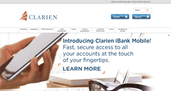 Desktop Screenshot of clarienbank.com